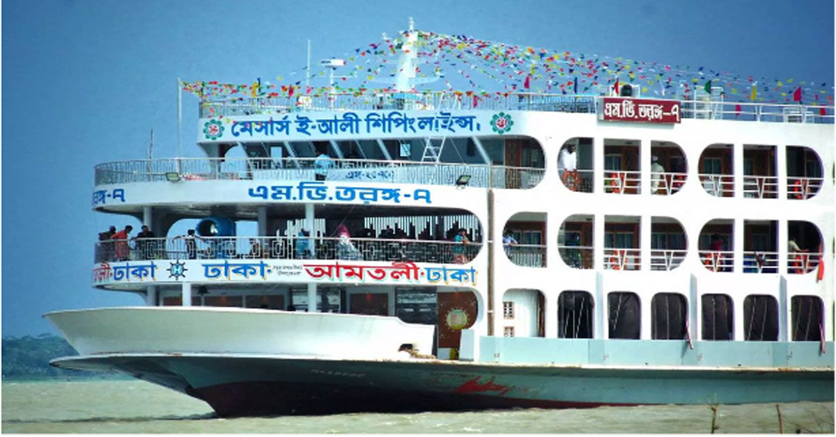 আবারো চালু আমতলীর নৌরুটে লঞ্চ সার্ভিস
