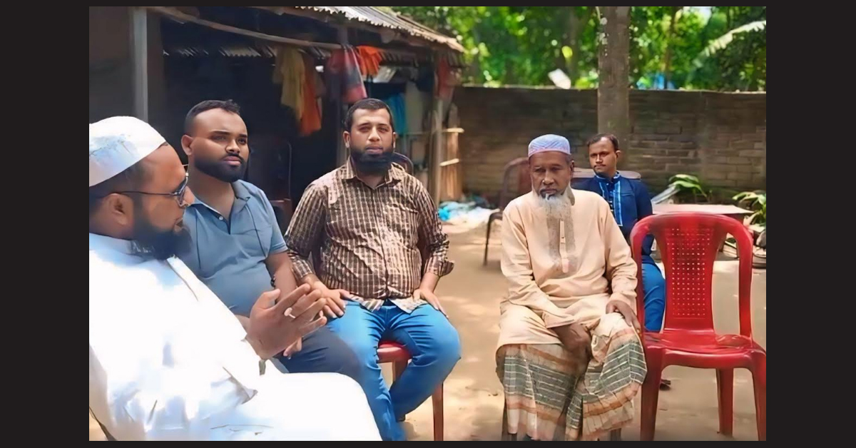 শহীদ আবু সাঈদের পরিবারের খোঁজ খবর নিলেন শ্যামলী সমাজ কল্যাণ সমিতি