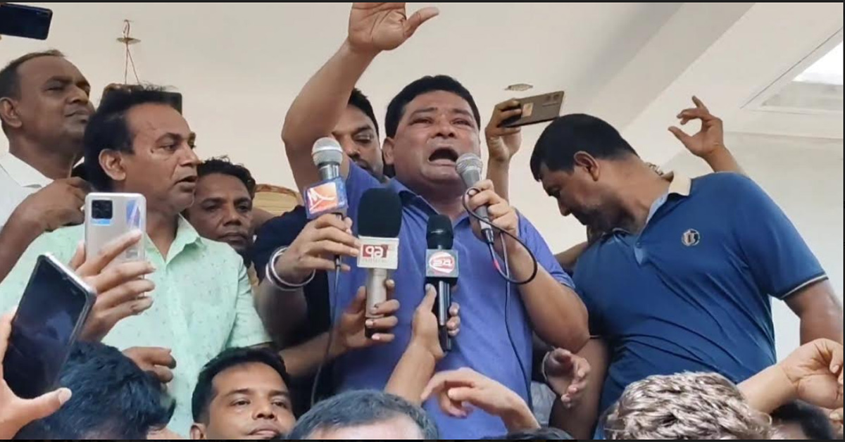 সদরপুরে নিরপেক্ষ নির্বাচনের দাবিতে বিক্ষোভ