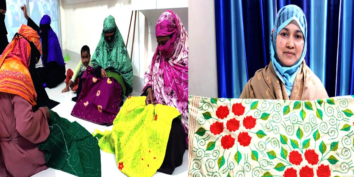 নকশি কাঁথায় ভাগ্য বদল সেলিনা আক্তারের