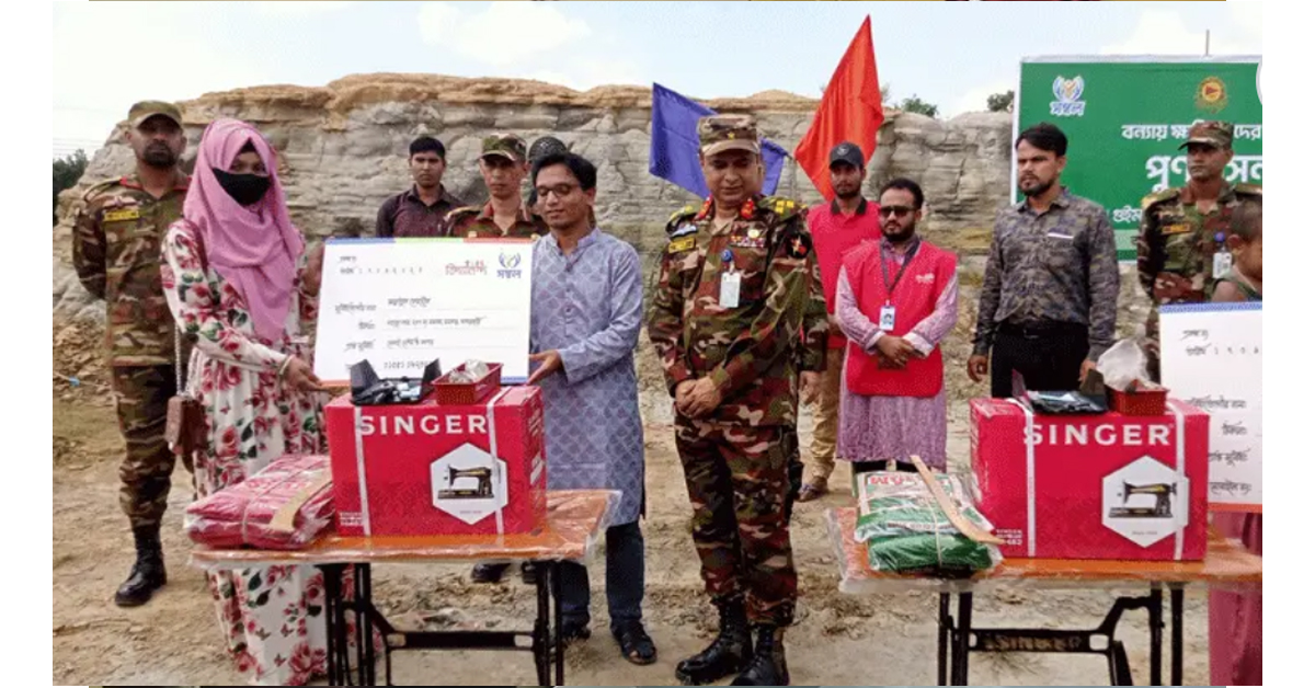 সেনাবাহিনী ও বিদ্যানন্দের উদ্যোগে গুইমারাতে “এক টাকার বাজার”
