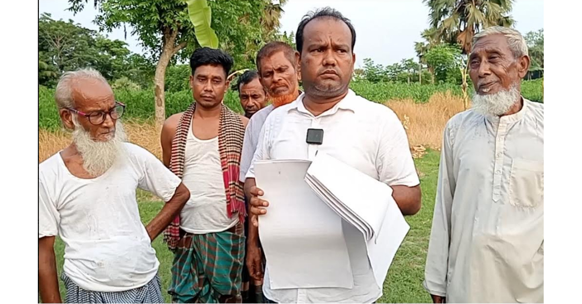 ভাঙ্গায় প্রবাসীর  জমি দখলের অভিযোগ