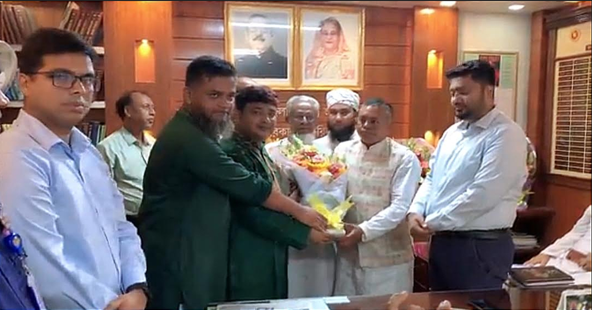 নগরকান্দায় নবনির্বাচিত  চেয়ারম্যানদের দায়িত্বভার গ্রহণ