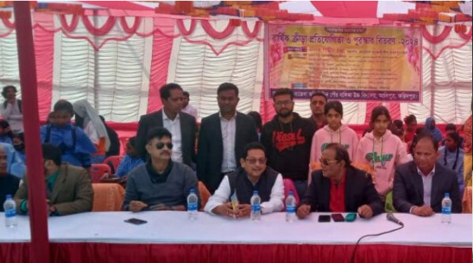 ফরিদপুরে সাজেদা কবিরউদ্দিন পৌর বালিকা বিদ্যালয়ের বার্ষিক ক্রীড়া প্রতিযোগিতা