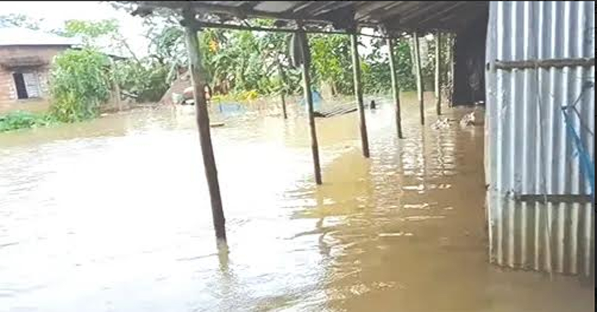 ওসমানীনগরে বাড়ছে পানি প্লাবিত হচ্ছে নতুন এলাকা