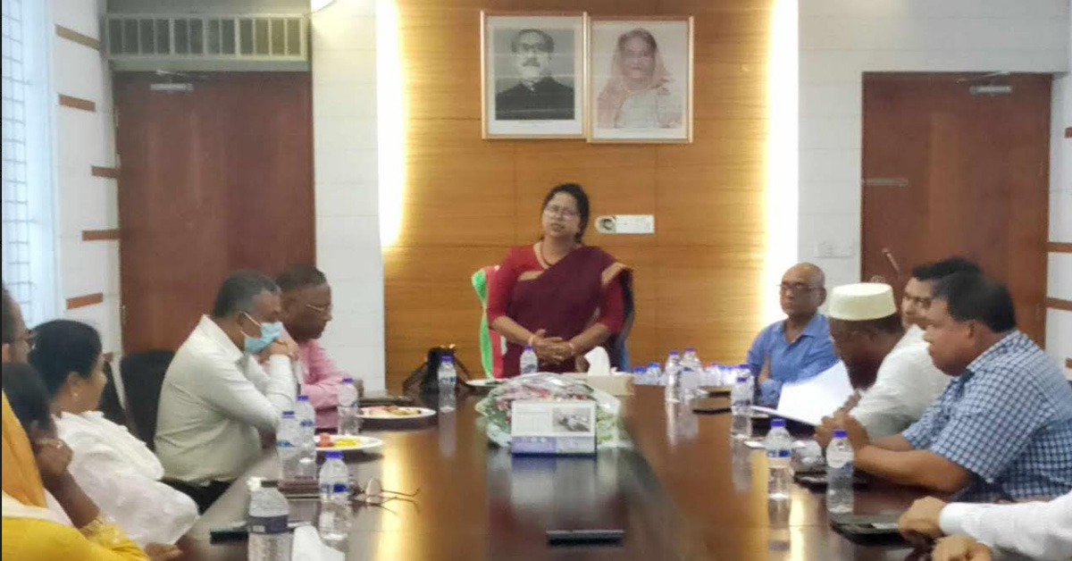 যশোর শিক্ষা বোর্ড  কর্মকর্তা কল্যাণ সমিতির নেতৃবৃন্দের মতবিনিময়