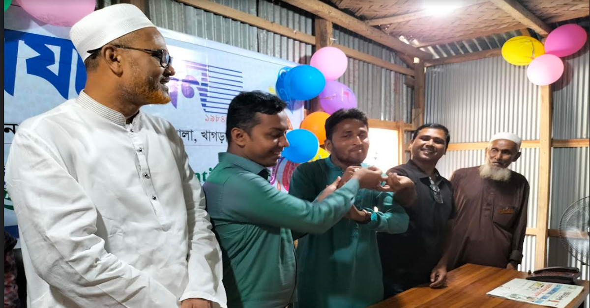 দীঘিনালায় দৈনিক যায়যায়দিন পত্রিকার  ১৯তম জন্মদিন পালন