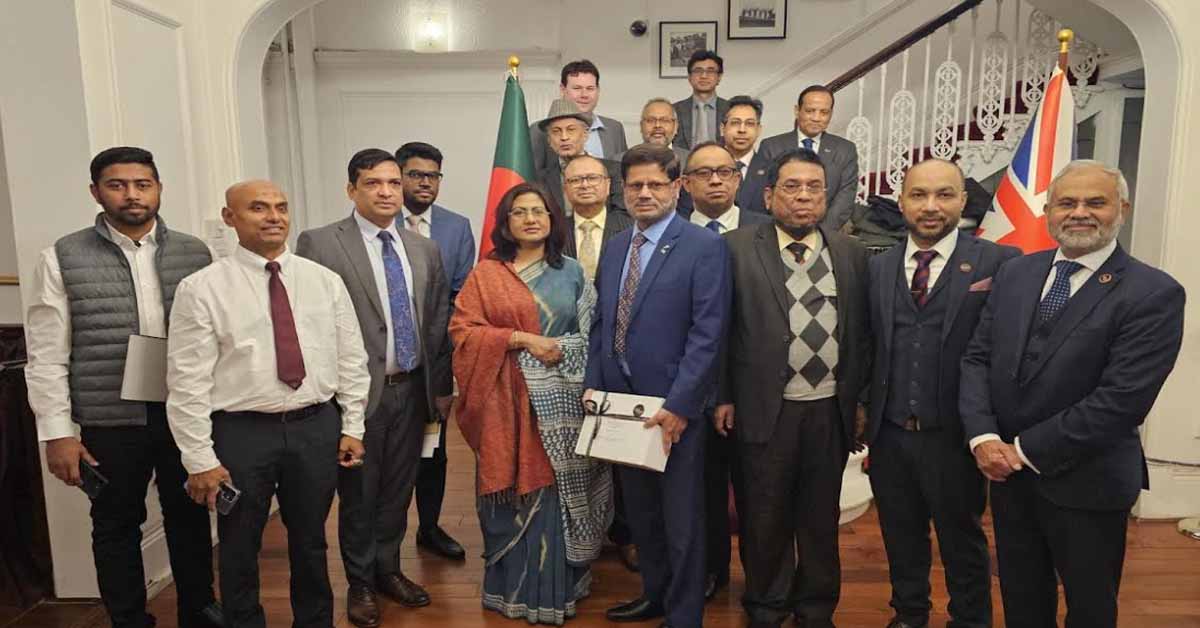 টেকসই ব্যবসায়িক প্রবৃদ্ধির জন্য ইবিএফসিআই ও বাংলাদেশ হাইকমিশন লন্ডনের অংশীদারিত্ব জোরদারের আহ্বান।