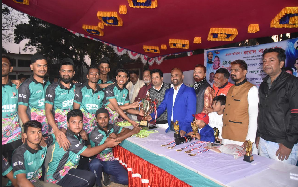 বিরামপুর সেক্টর লীগে চ্যাম্পিয়ন মিম এন্টার প্রাইজ