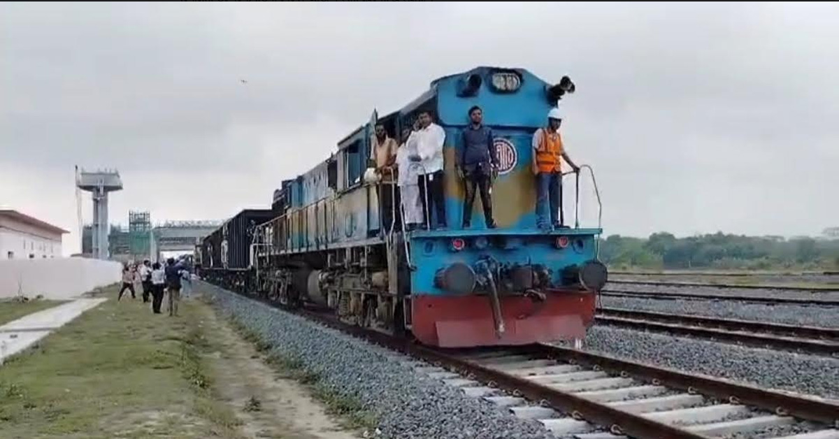 ফরিদপুরের ভাঙা থেকে যশোরের রূপদিয়া পর্যন্ত  ছুটলো ট্রায়াল ট্রেন