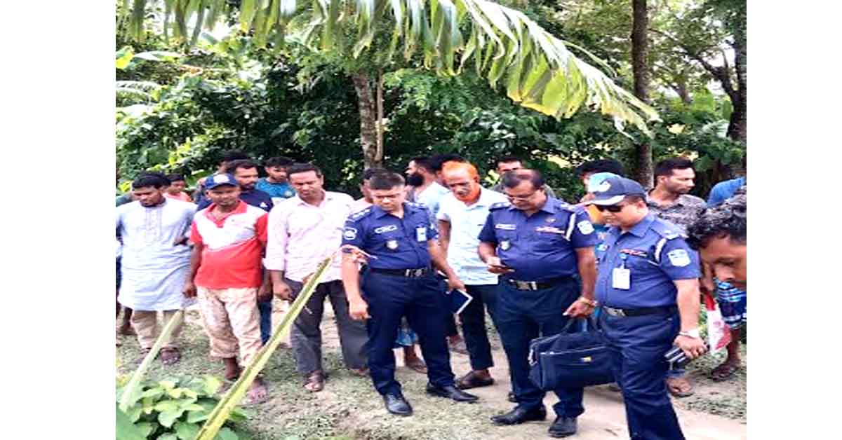 শামুক জানী নদীর ব্রিজ ও উক্ত এলাকা পরিদর্শন করেন কেন্দুয়া সার্কেল সহকারী পুলিশ সুপার গোলাম মোস্তফা