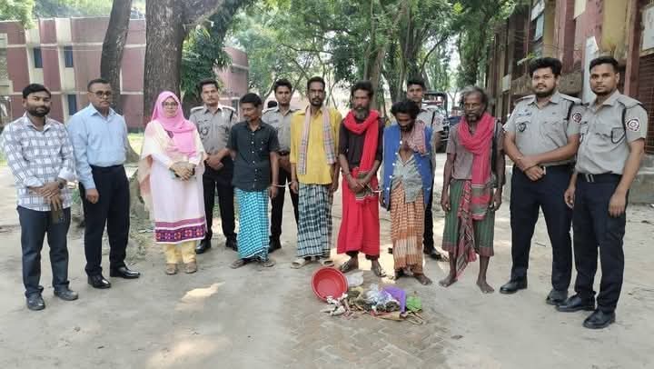মেলান্দহে মদক বিরোধী অভিযান: আটক ৫, জেল জরিমানা